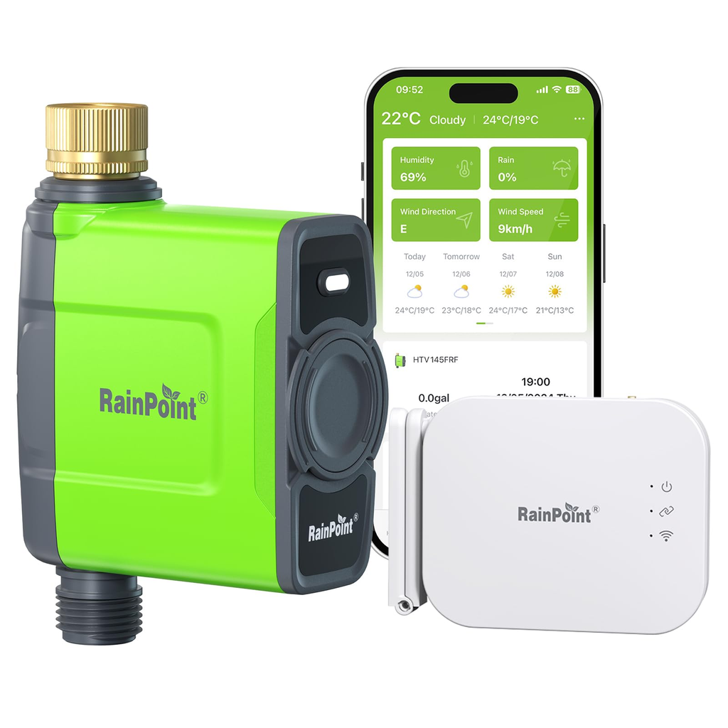 Lowe Bluehorizon Garden Mini Hose Timer Black