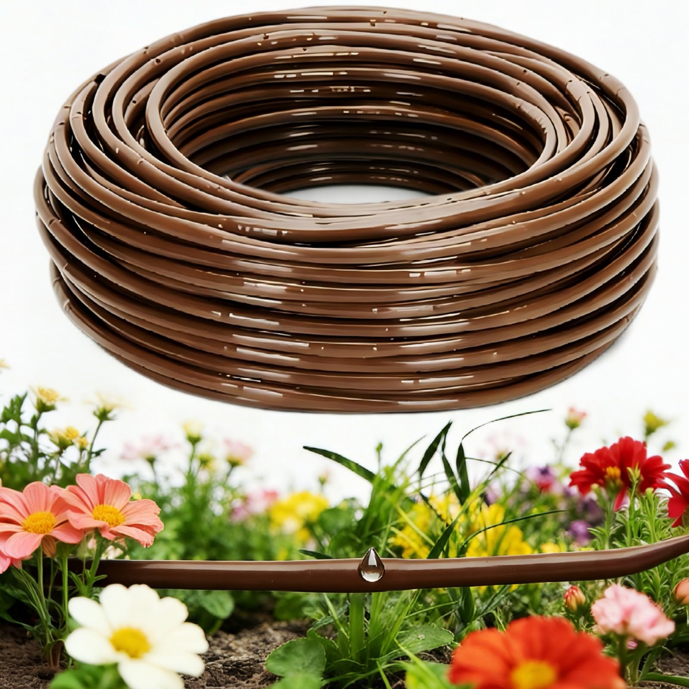 Drip Irrigation Kit Starter Small (50 ft tubing, 20 emitters) product photo